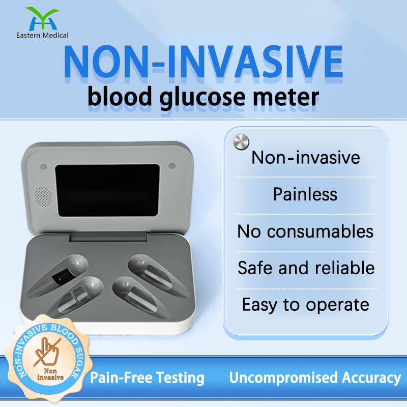 Sistema de Monitoreo de Glucosa en Sangre con Glucometro de Alta Calidad, Medidor de Glucosa en Sangre No Invasivo para Uso en Casa