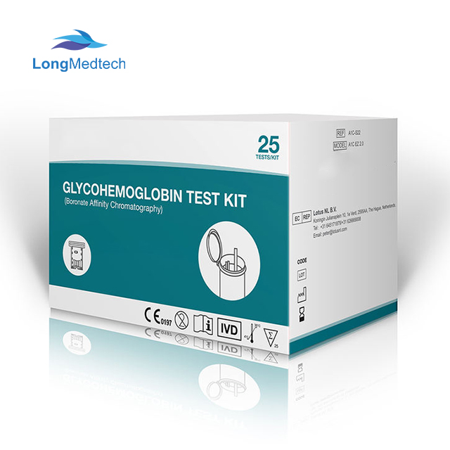 Máquina de análisis de reactivos portátil Poct Hba1c Kit de prueba de hemoglobina A1c Medidor