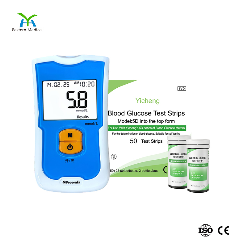 Medidor de glucosa en sangre / Comunicación inalámbrica Bluetooth integrada