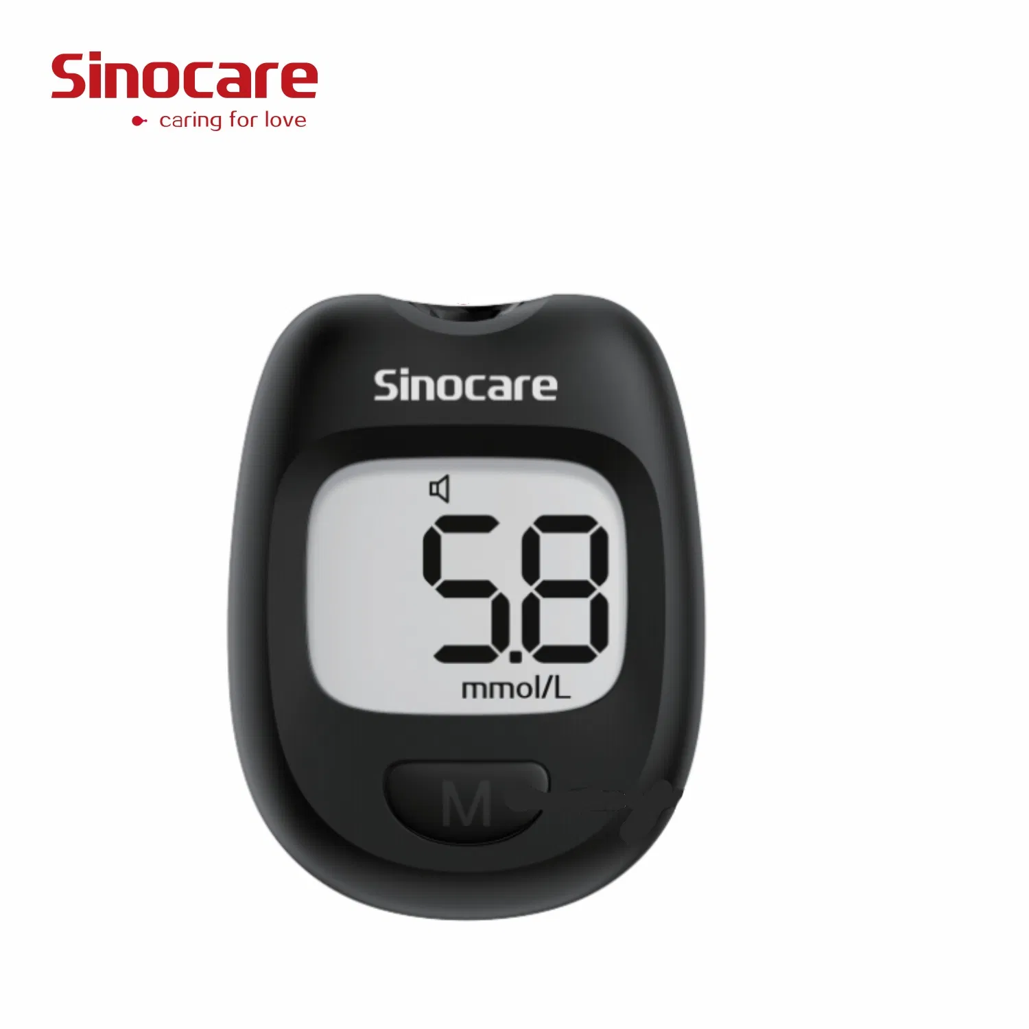 Medidor de glucosa en sangre Sinocare Productos médicos Kit de medidores de nivel de glucosa con pantalla LCD Medición precisa Medidor de sangre de glucosa inalámbrico