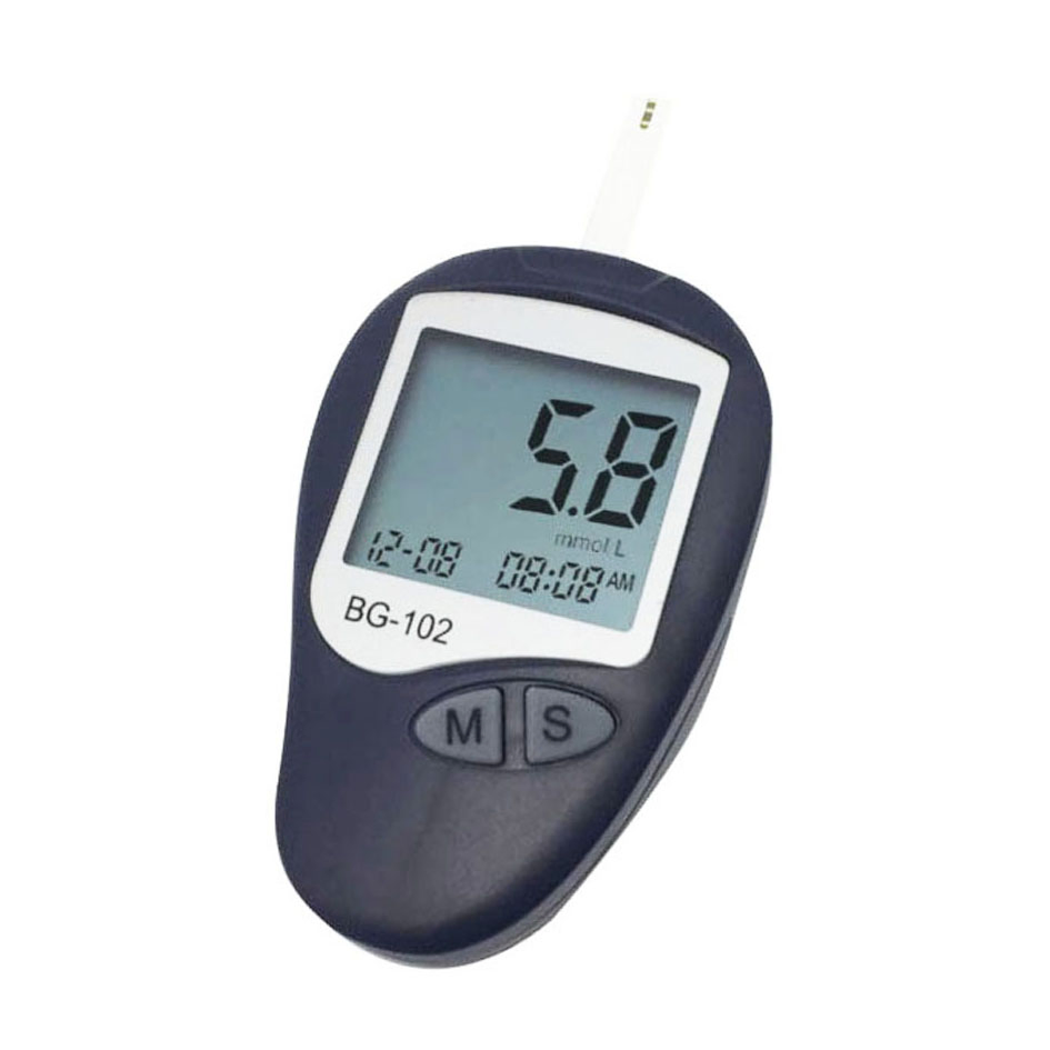 Medidor de glucosa en sangre digital aprobado por la CE para el monitoreo de la diabetes