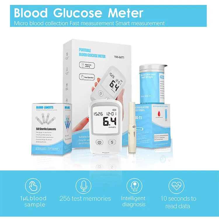 Medidor de glucosa portátil