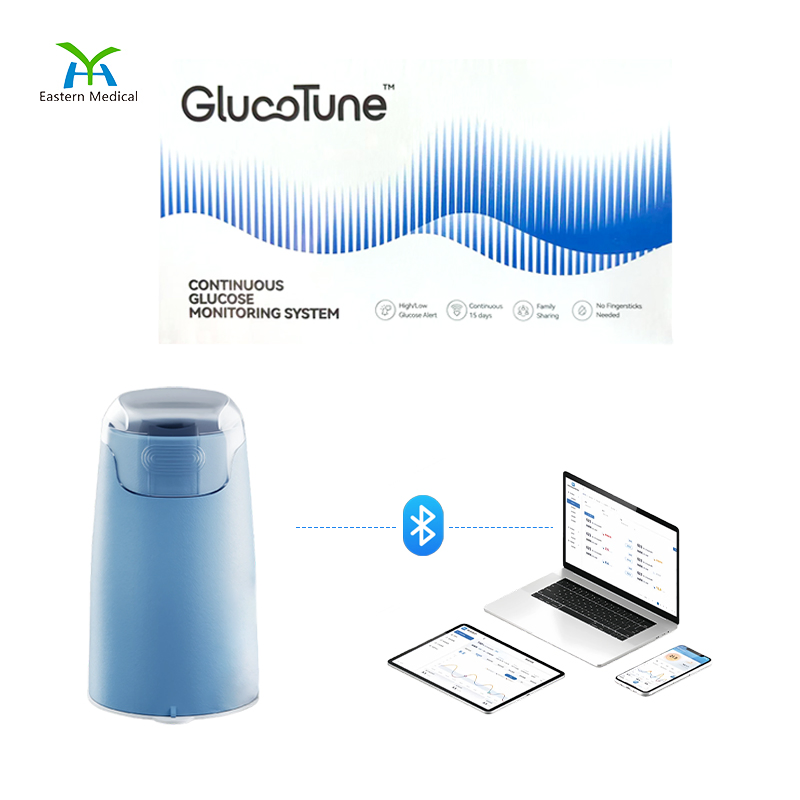 Sistema de Monitoreo Continuo de Glucosa / Alertas para Niveles Altos y Bajos de Azúcar en Sangre, 24/7