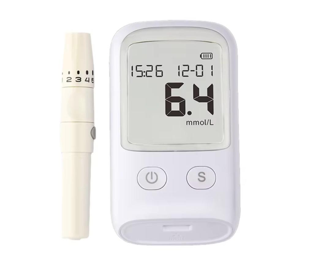 Medidor de Glucosa en Sangre Portátil Sistema Cerrado 6 Segundos 1.1-33.3mmol/L