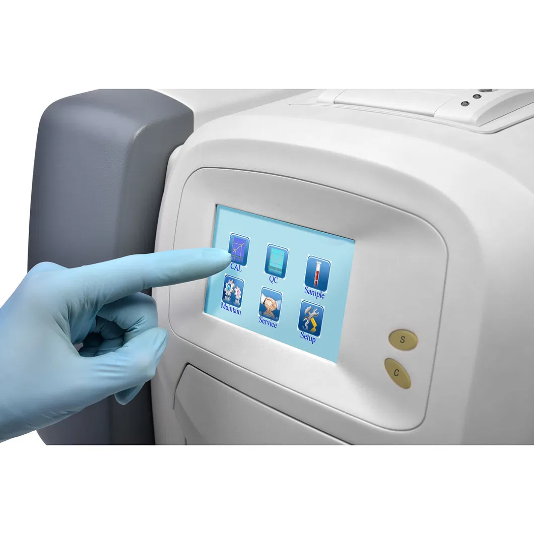Urit-910c Analizador Automático Portátil de Electrolitos en Sangre Abg Analizador de Gases en Sangre Electrolitos Iones K Na Cl Ca Prueba de Analizador ISE