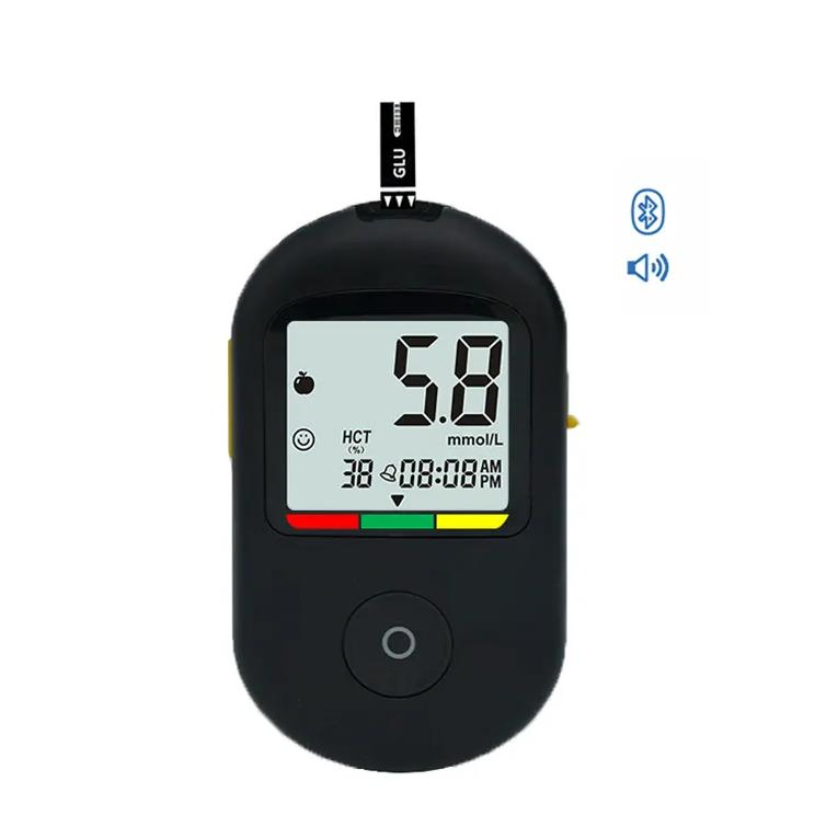 Medidor de glucosa en sangre digital, dispositivo de prueba de glucosa para diabetes preciso