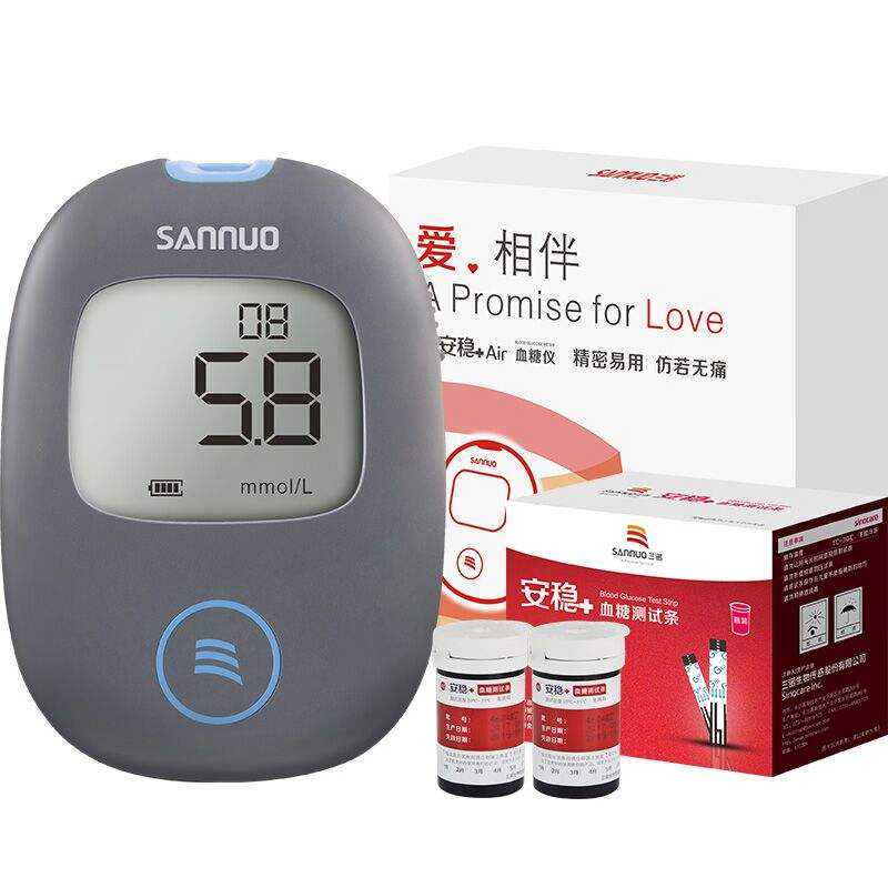 Monitor de glucosa en sangre automático digital para el cuidado de enfermería en casa para diabéticos
