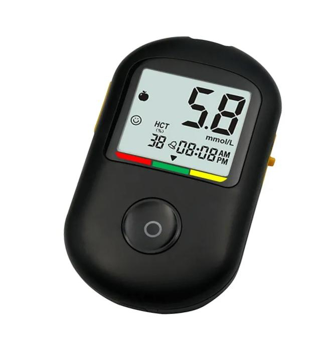Medidor de glucosa en sangre digital, dispositivo de prueba de glucosa para diabetes preciso