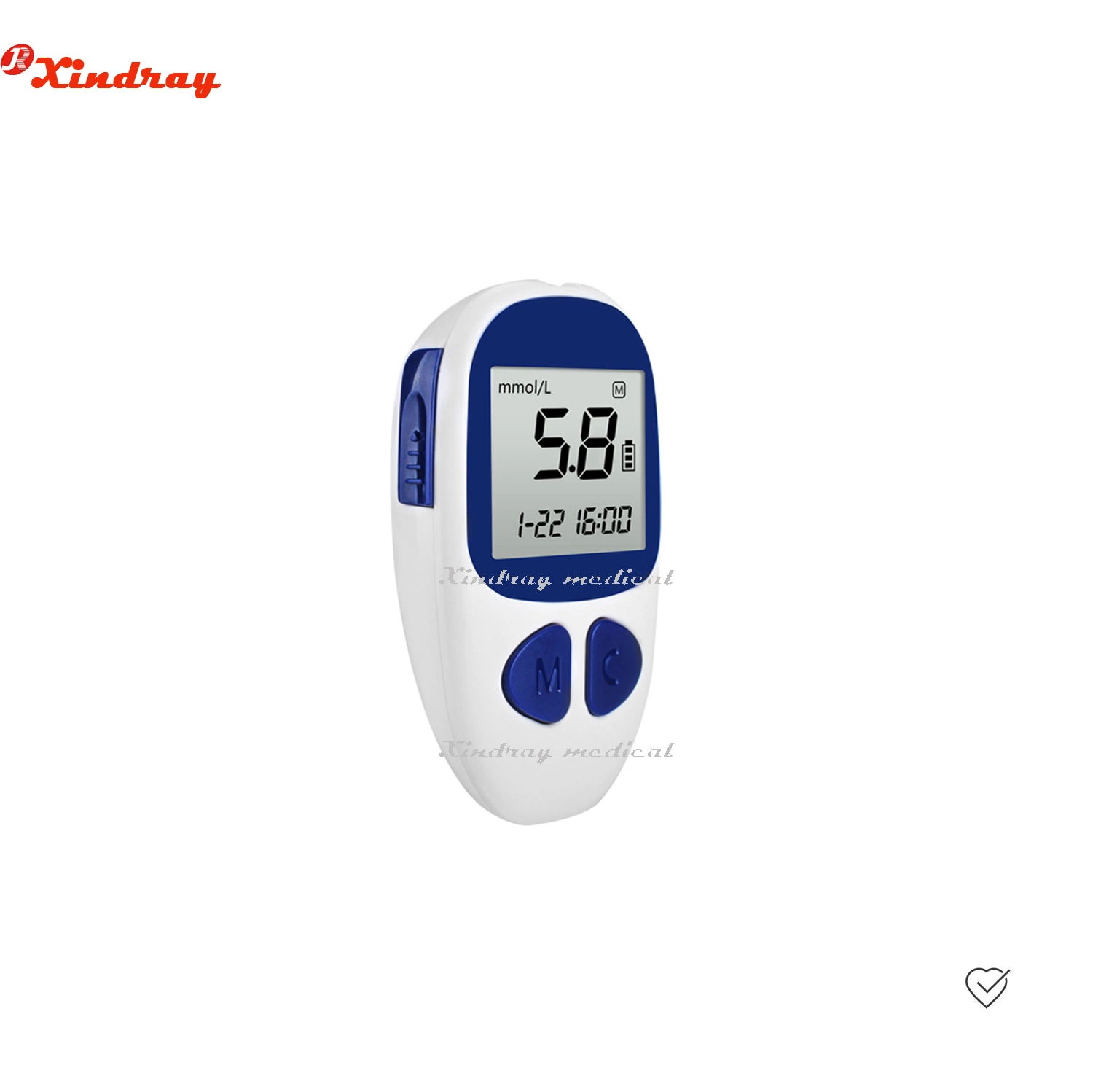 Medidor de glucosa en sangre electrónico, glucómetro, monitor de glucosa en sangre