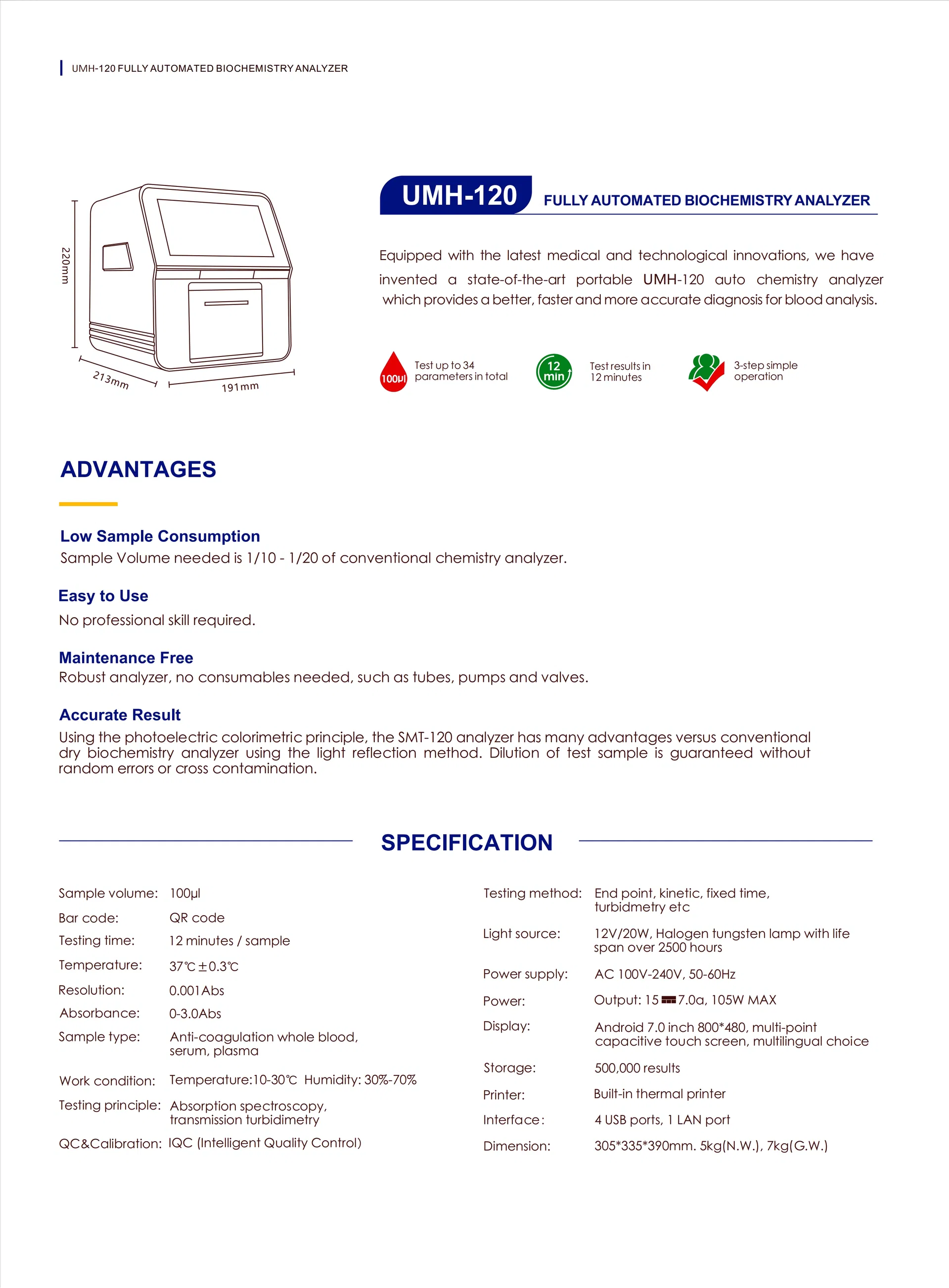 Características de Calibración