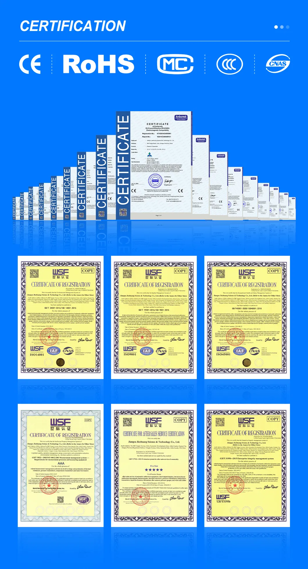 Certificaciones