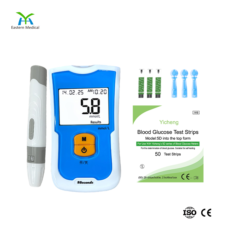 Medidor de glucosa en sangre / Comunicación inalámbrica Bluetooth integrada