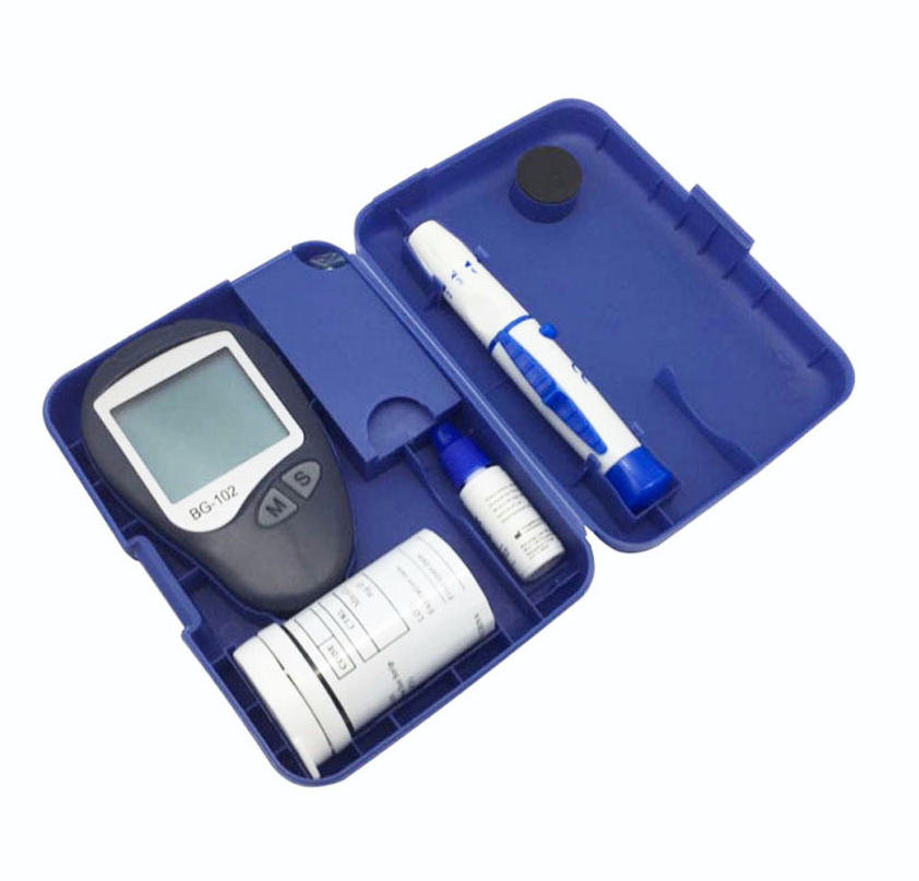 Medidor de glucosa en sangre digital aprobado por la CE para el monitoreo de la diabetes