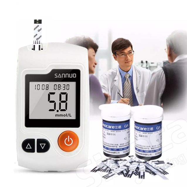 Medidor de glucosa Sinocare, medidor de glucosa en sangre, consejos para medidor continuo de glucosa en sangre, tiras de prueba de azúcar en sangre, uso en casa