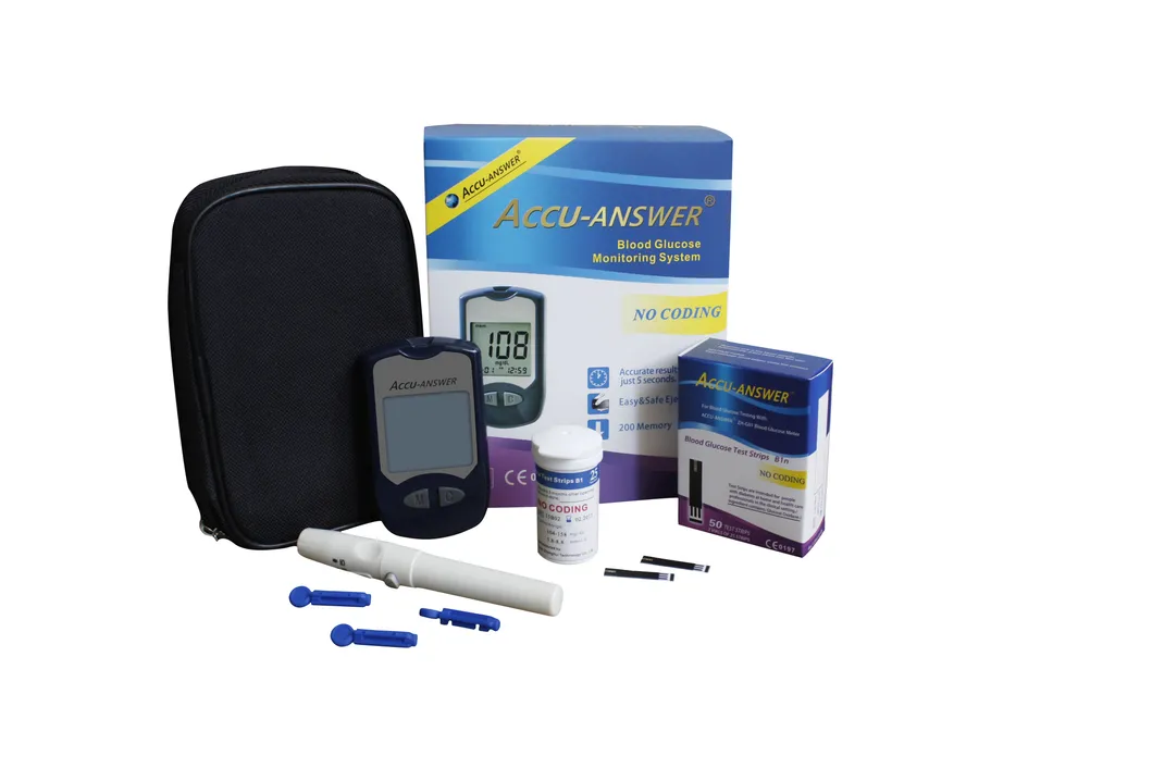 Tira de prueba de glucosa, medidor de glucosa, monitores, sensor, precio, medidor de glucosa inteligente