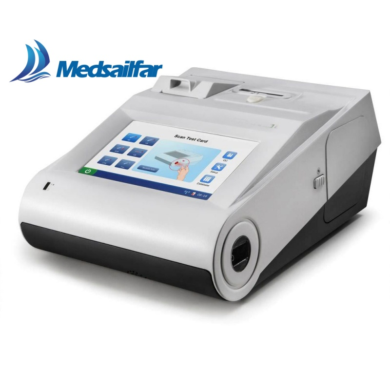Nuevo diseño de máquina de análisis de gases en sangre semi automática portátil