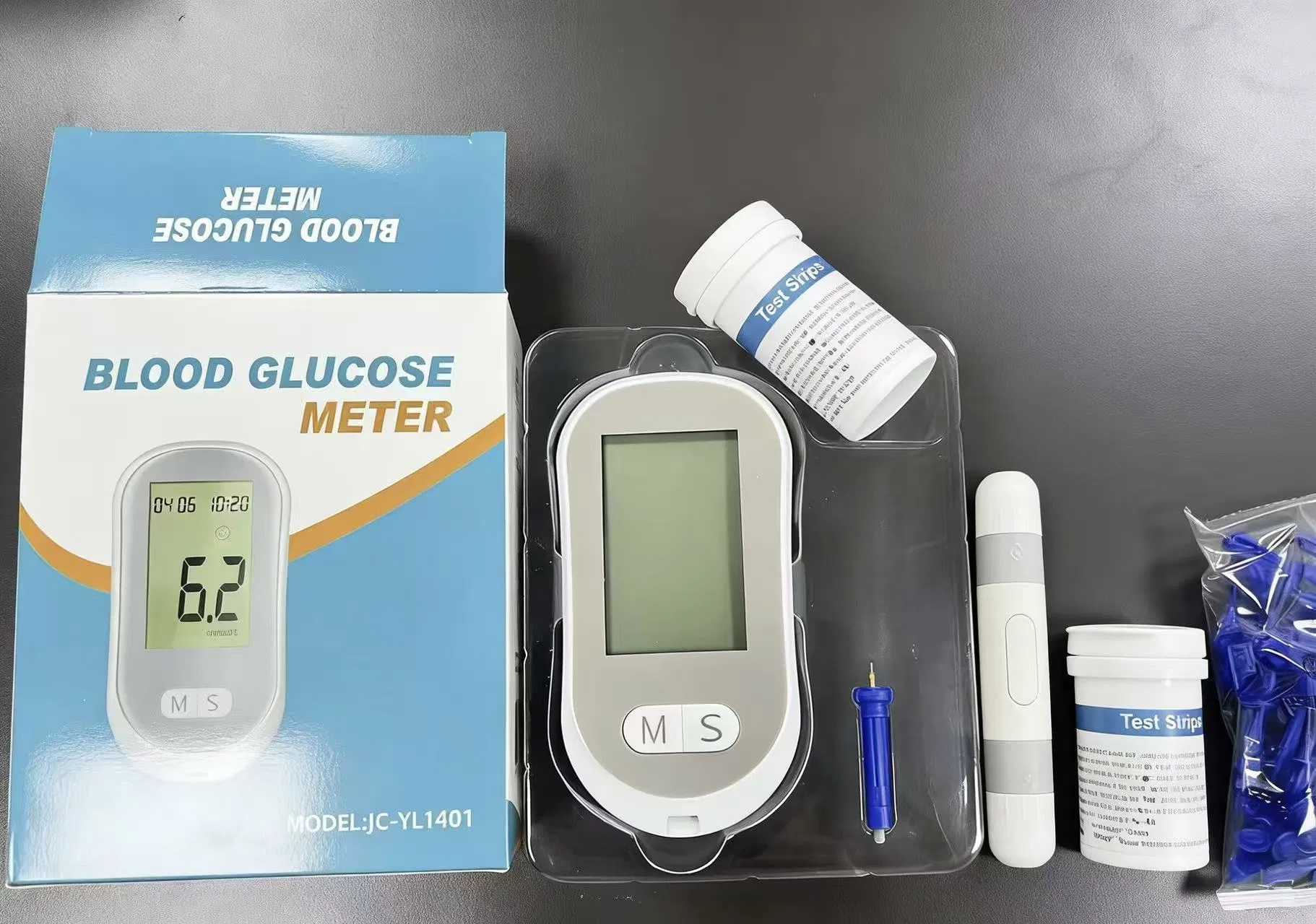 Medidor de glucosa en sangre de alta precisión para un cuidado confiable de la diabetes