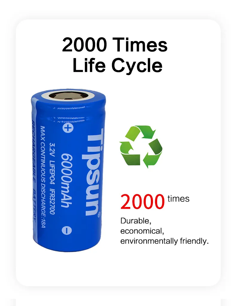Factory Sale 32700 LiFePO4 Cells 3.2V 6ah Lithium Iron Phosphate Battery 5c