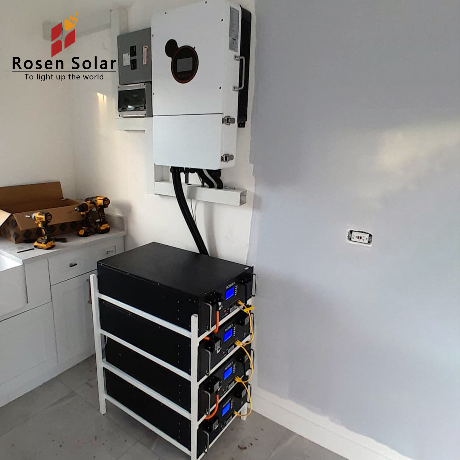 ESS Home Energy Storage System 10kw 12kw 15kw 20kw Lifepo4 Battery Storage