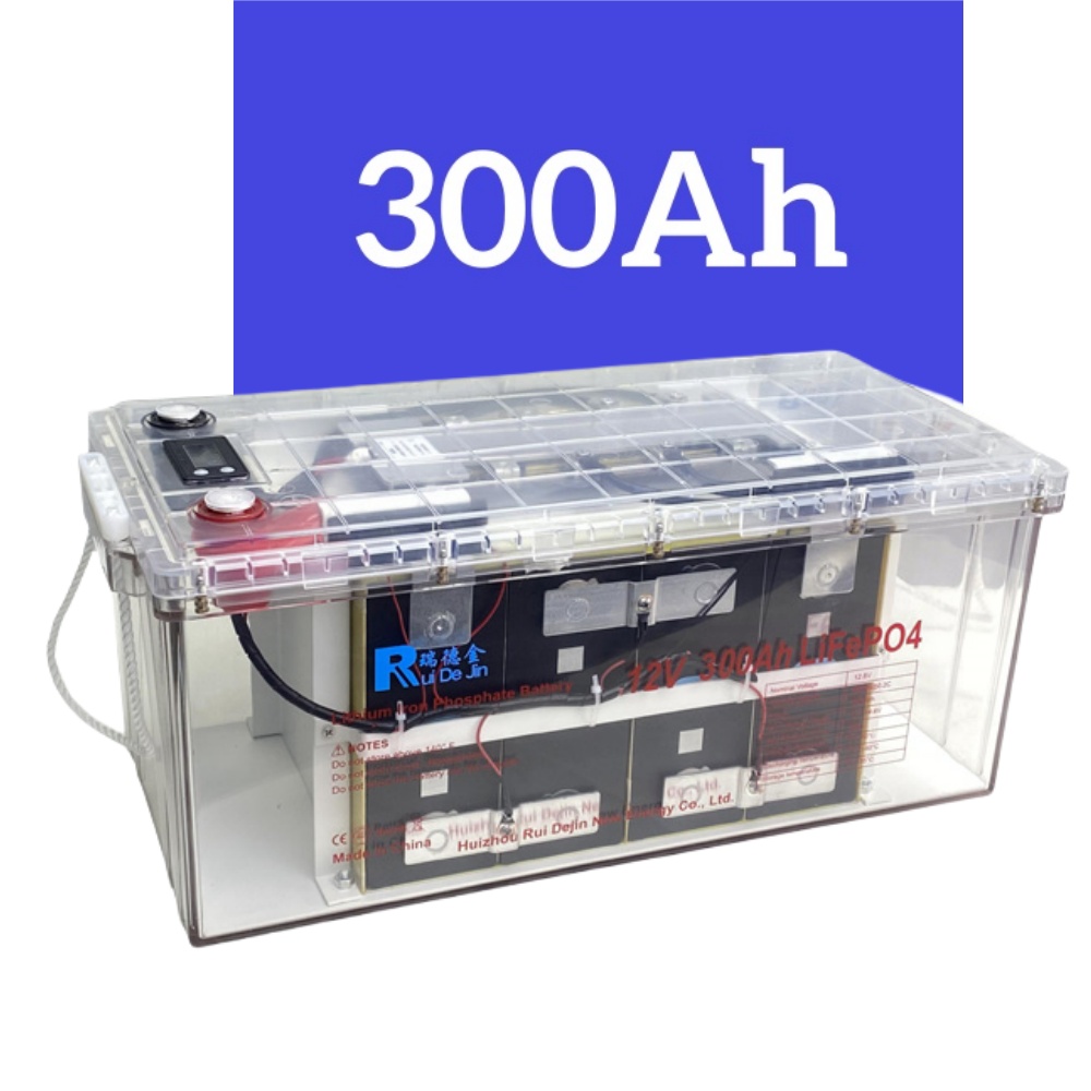 Wholesale Lifepo4 Battery 12V 24V 100Ah 200Ah 300Ah Li-ion Lithium Batteries Solar Energy Storage Battery Pack for RV Camping