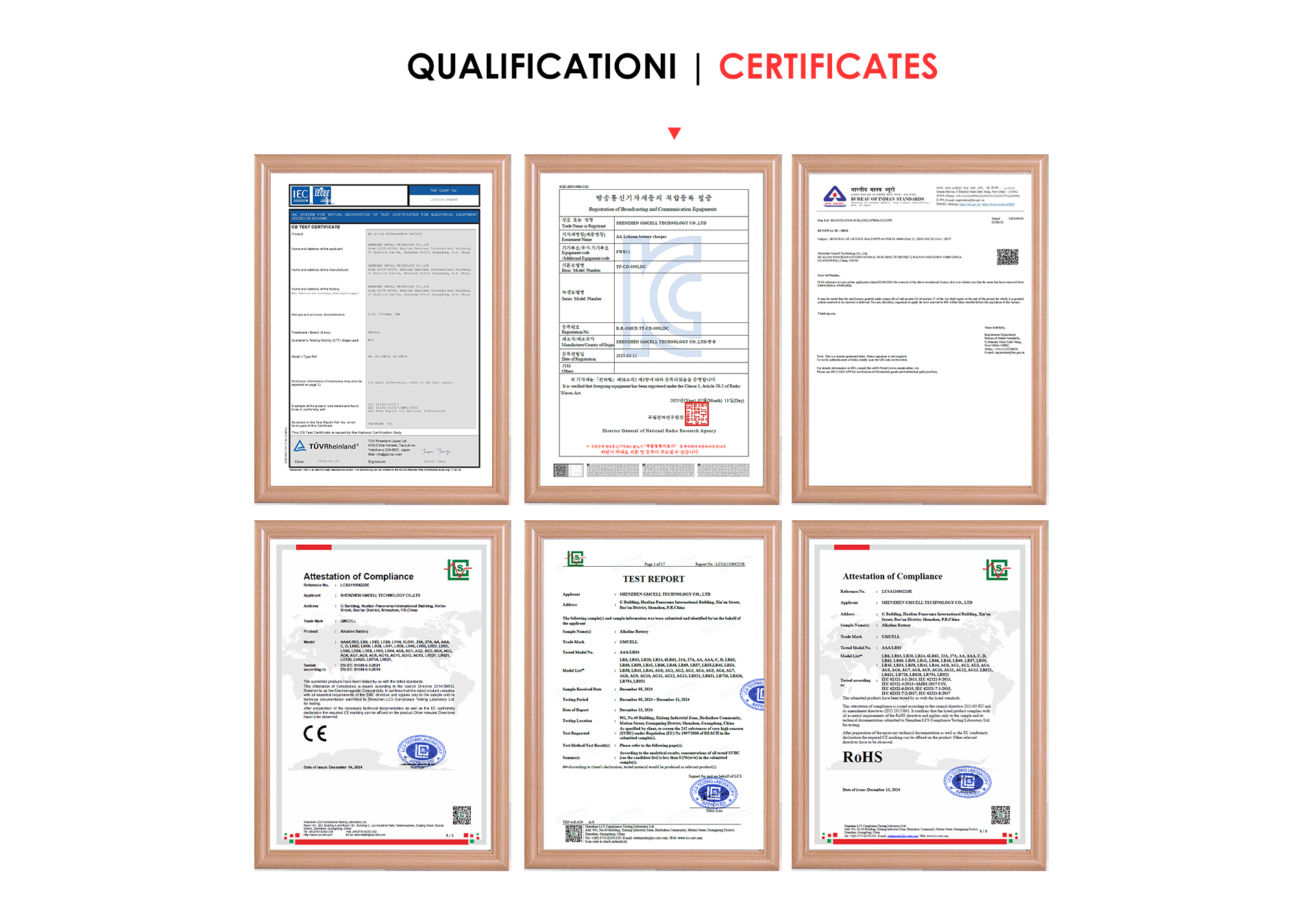 Product Certifications