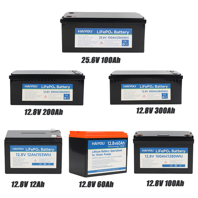 12.8V Lead to Lithium Energy Storage Battery 100AH for Home Communication Base Stations RVs Etc Lithium Ion Batteries Pack