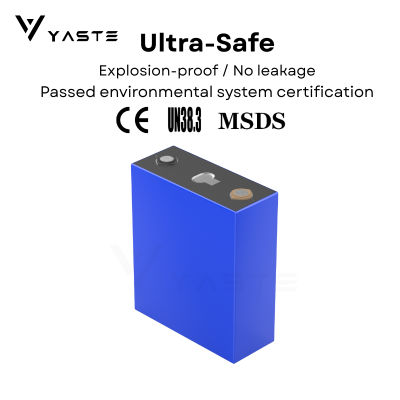 Yaste 3.2V LiFePO4 314Ah Rechargeable Battery DIY 12V 24V 48V RV EV Car Energy Storage 8000 Cycles 6kg