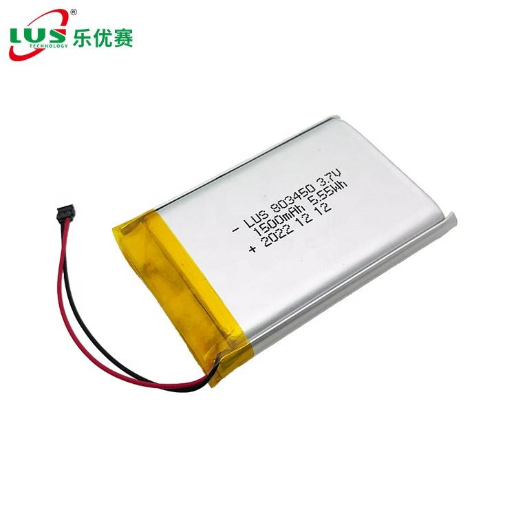 3.7 V Lithium Polymer Battery 803450 Polymer Li-ion Battery1500mAh