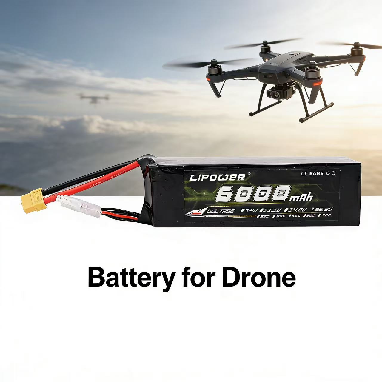 Soft Case FPV Battery 6000mAh 6S 22.2V 3S 11.1V Drone Battery 35C 45C 60C 6000mAh 8000mAh Battery Pack For RC Boats