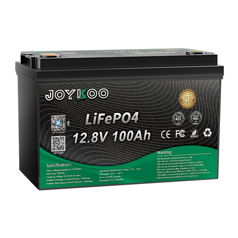 12V100Ah 12.8V 100Ah 12V Lead-acid Replacement Battery LiFePO4 Lithium-ion Battery Pack for Solar System RV