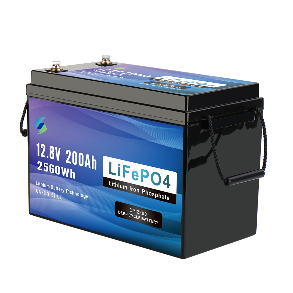 BMS Protect Safe 12 Volt Battery Pack Marine Rv Solar Deep Cycle Solar Battery 12v 200ah Lifepo4 Lithium Batteries