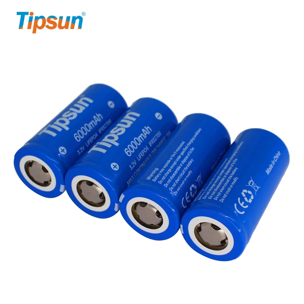 32700 6000 mAh Lithium Iron Phosphate 3.2V 6ah 32700 LiFePO4 Cylindrical Cells Battery for Solar System