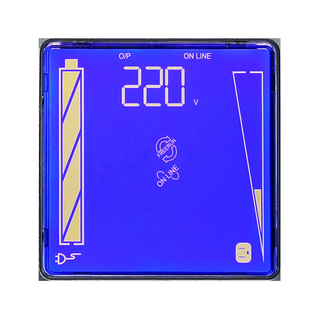 Industrial On-Line UPS 1000VA-10kVA Capacity Pure Sine Wave LCD Display Double Conversion 220V Single Phase Acid Battery Backup