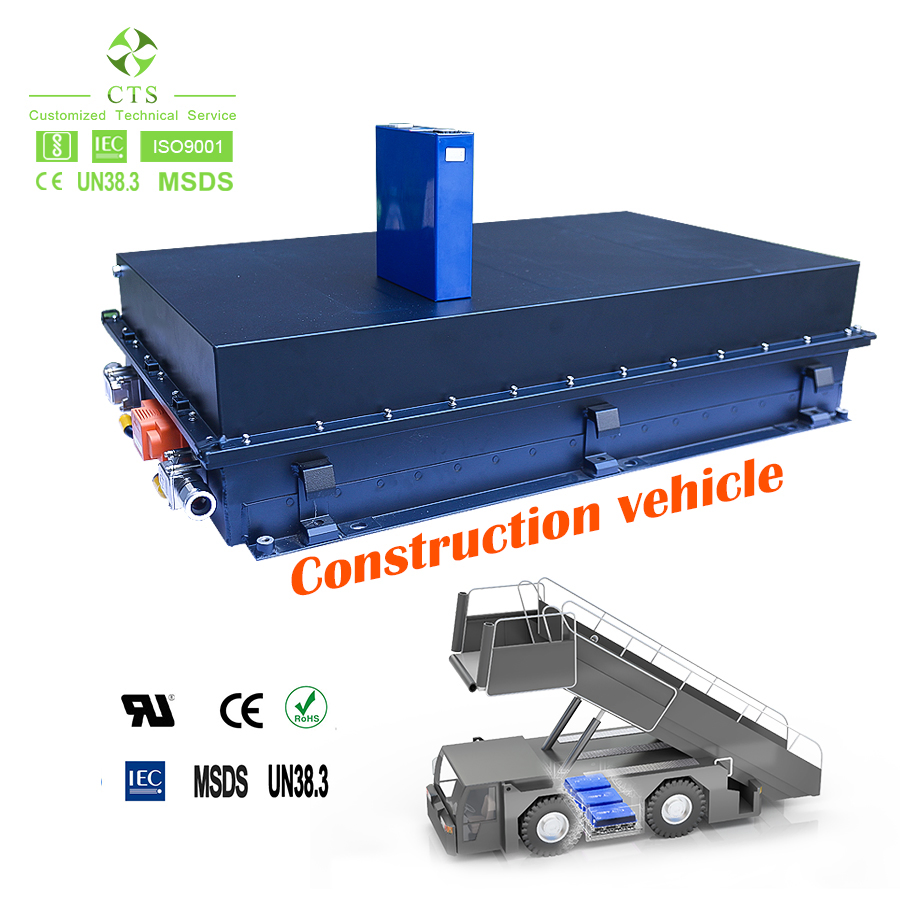 Cts High Voltage Lithium LiFePO4 Battery Solution 500V 600V 60kwh 100kwh 150kwh Battery System for Electric Truck Bus Construction Machinery
