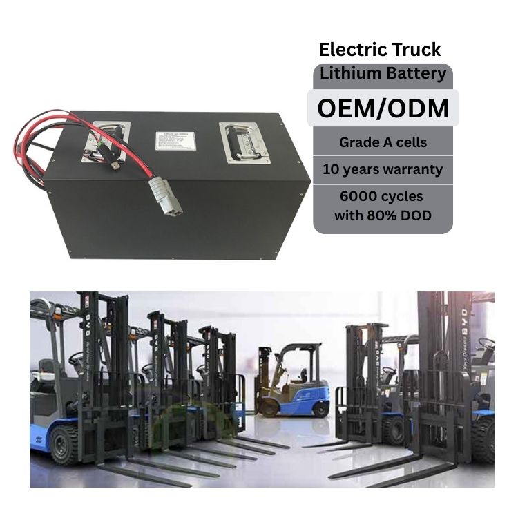 Customized 80V 400ah Lithium Ion Forklift Battery Electric Fork Truck Batteries