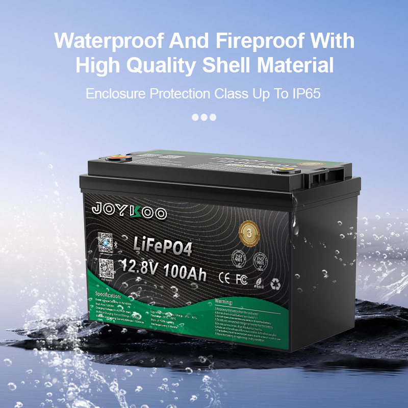 12V100Ah 12.8V 100Ah LFP Lithium-ion Battery Pack Deep Cycle Life LiFePO4 Batteries for RV Marine E-forklift UPS AGV EV