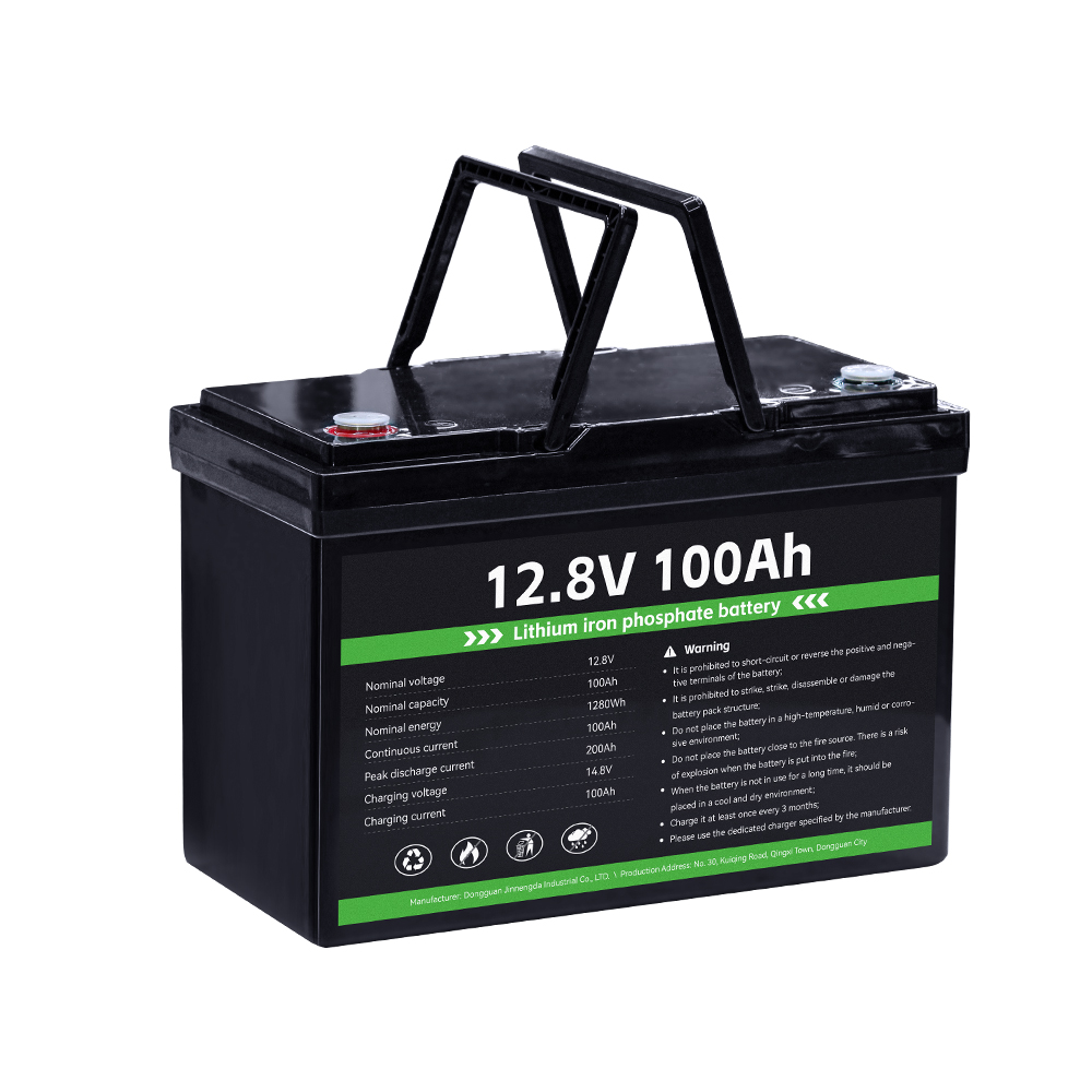 12.8V 100Ah Solid State Lithium Iron Phosphate Battery Pack for Motorcycle RV Solar Golf Carts Lithium Ion Battery Pack