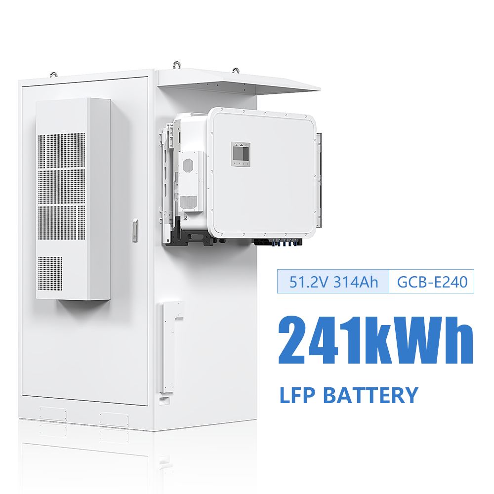 241kWh Industrial and Commercial Lifepo4 Lithium Ion Battery Energy Storage System with Air Cooling Hybrid Grid