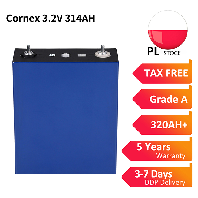 PL EU Cornex 314Ah 3.2V 8000 Cycles Lifepo4 Prismatic Cells Solar Energy Storage Battery 3.2v 314ah Lifepo4 Battery Cornex 314ah