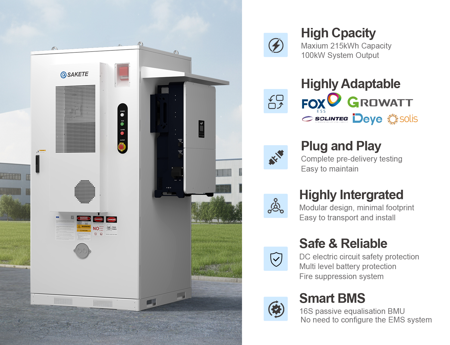 Outdoor Battery System Structure