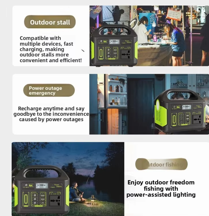 Custom Outdoor Charging 2000w Portable Power Station Power Bank Charging Station For Camping