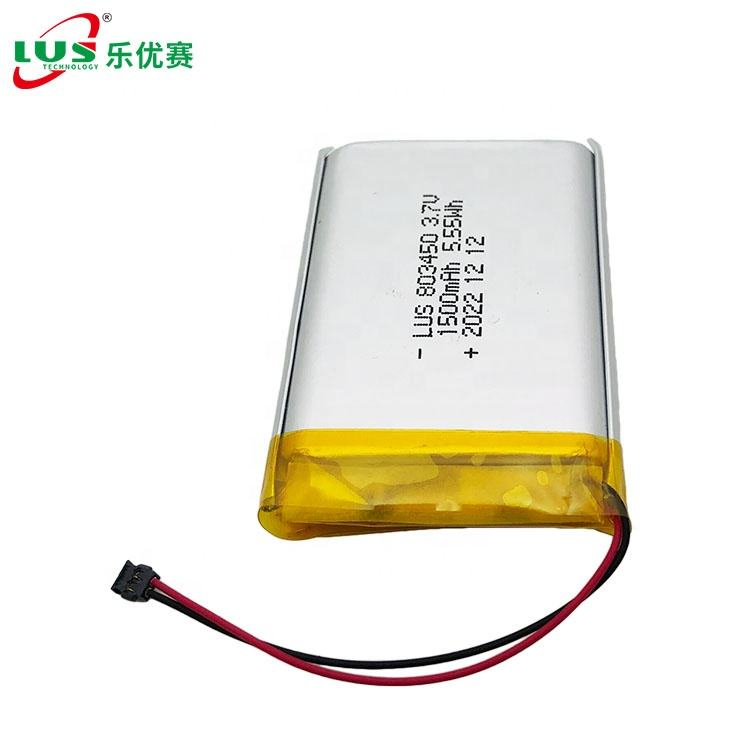 3.7 V Lithium Polymer Battery 803450 Polymer Li-ion Battery1500mAh