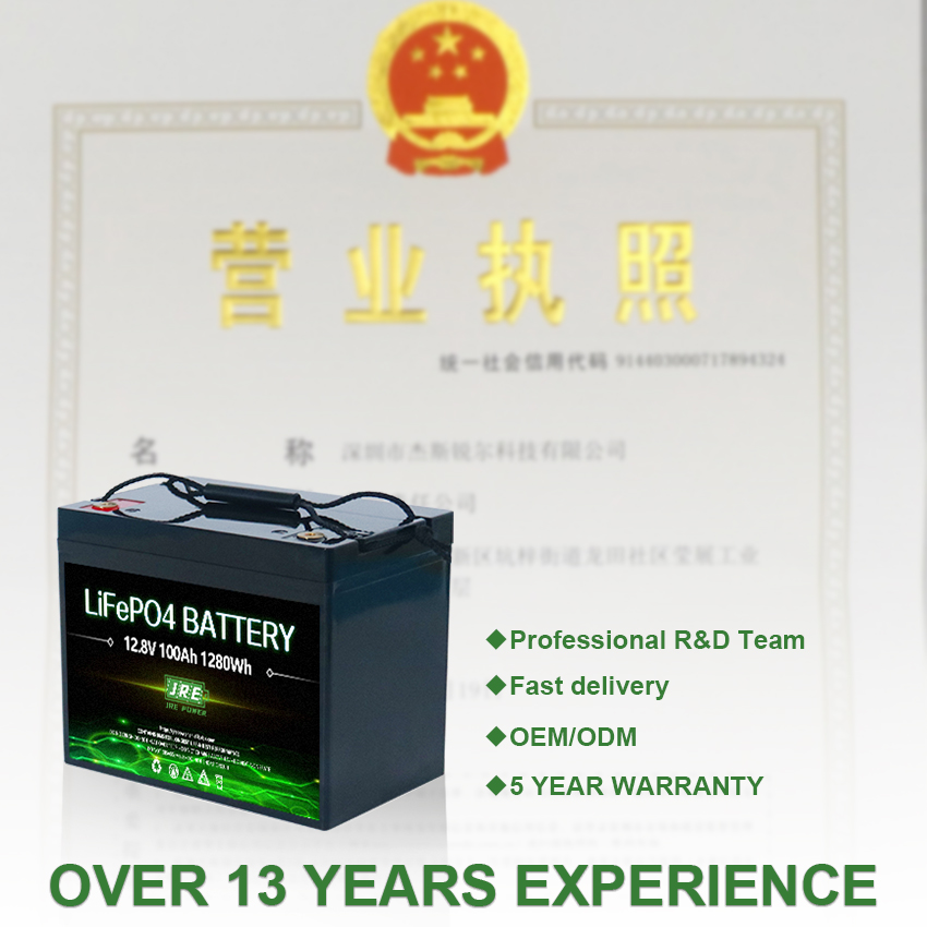 12v 100ah Lifepo4 Battery Rechargeable Lithium Battery Pack with Self Heating Low Temperature Protection for Rv vans Marine Boat