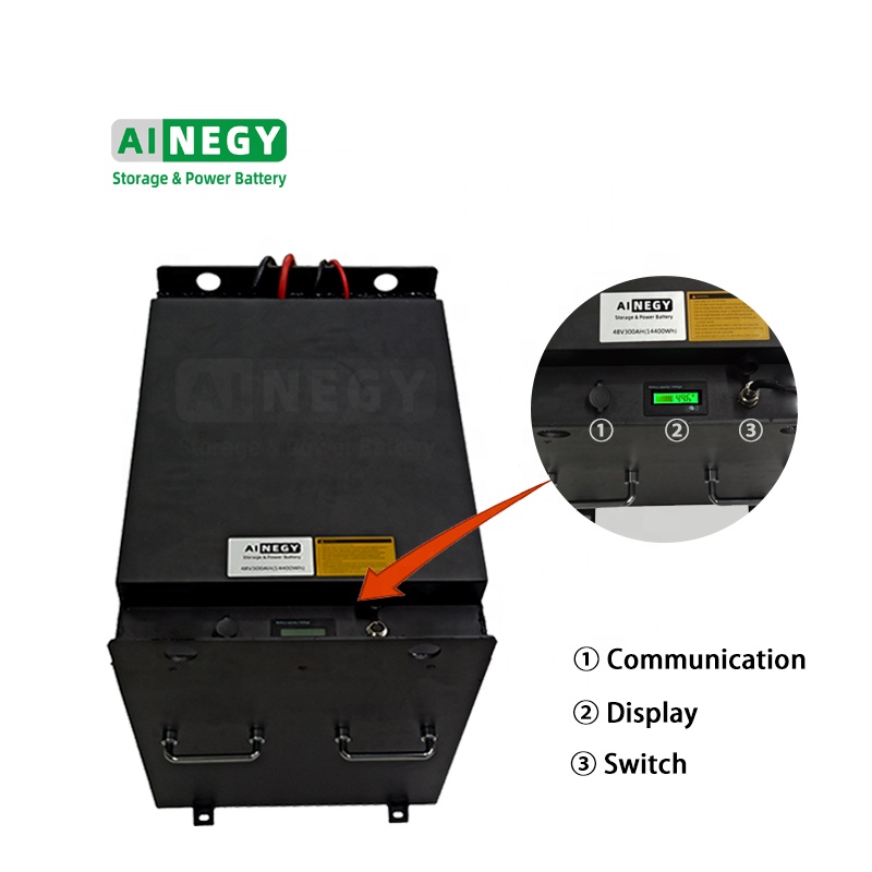 Customized Long Life LifePo4 Battery 48V 300Ah Forklift Battery 48v Lithium Ion Battery Pack for Electric Forklifts