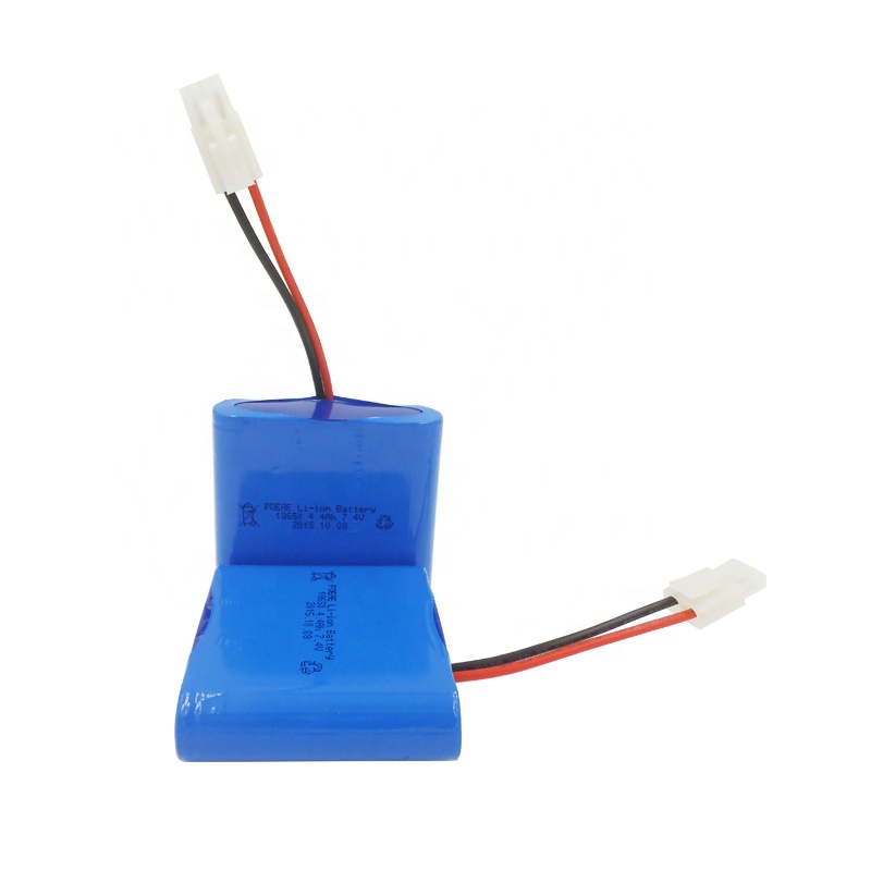ICR18650 Rechargeable 2S2P 4400mAh 7.4v Li-ion Walkie Talkie Battery Pack