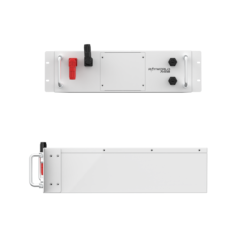 5kWh LiFePO4 Lithium Solar Battery Built in BMS 51.2V 100Ah Server Rack Home Solar Energy Storage Battery