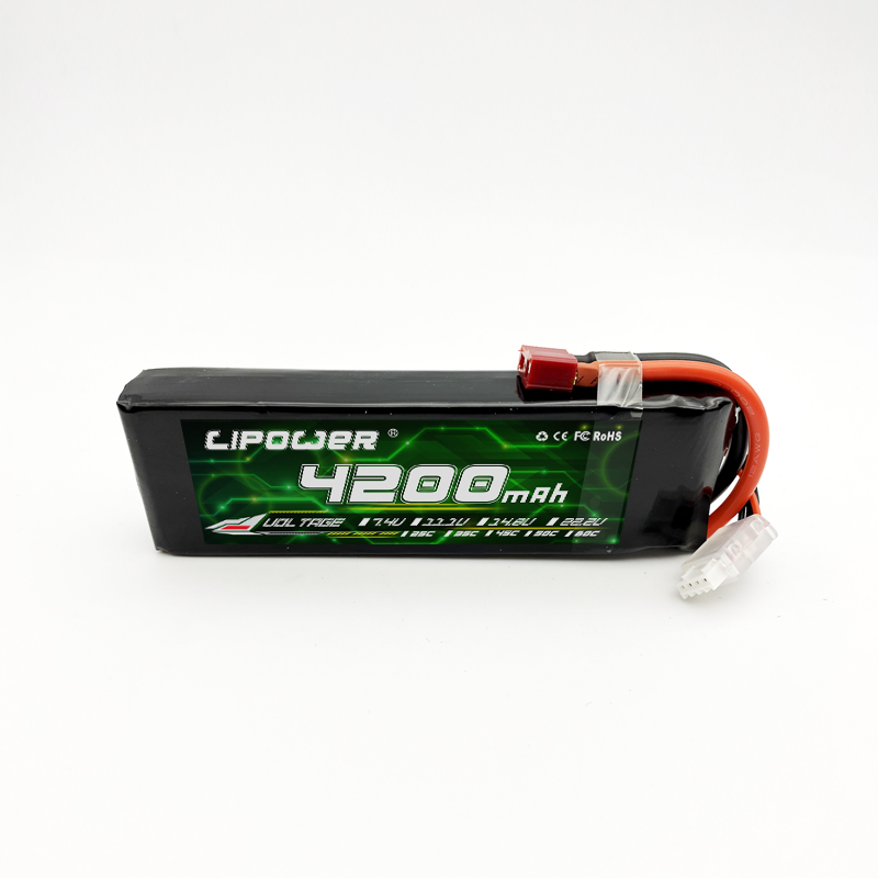 LiPo Battery Front View