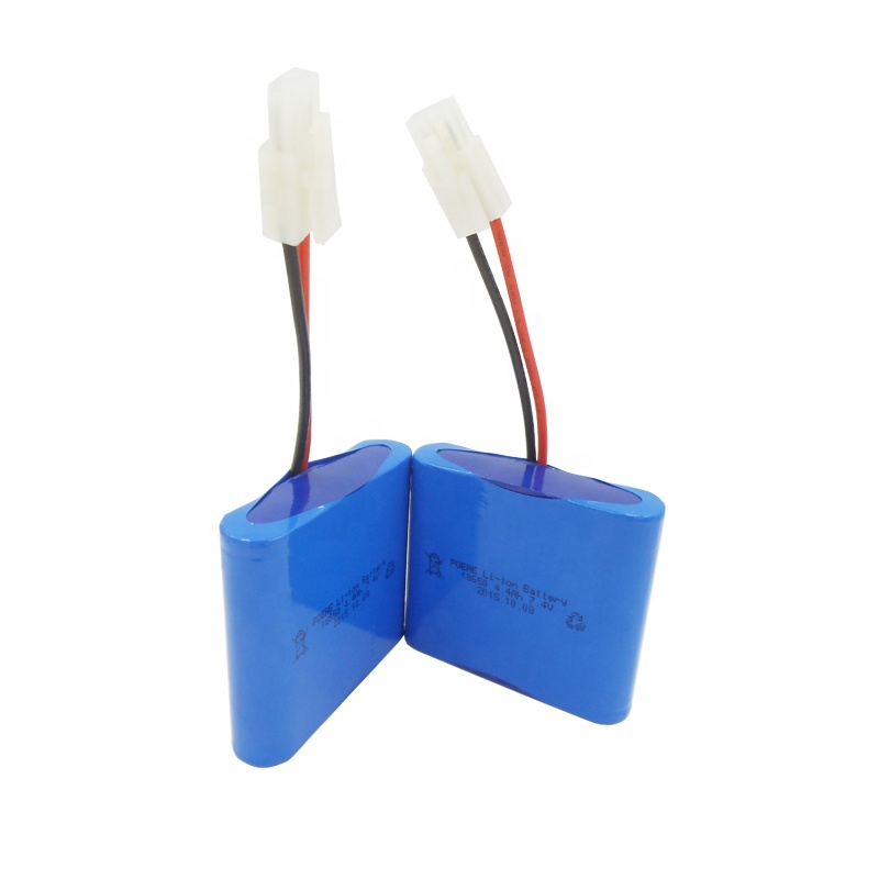 ICR18650 Rechargeable 2S2P 4400mAh 7.4v Li-ion Walkie Talkie Battery Pack