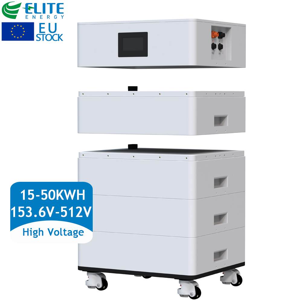 EU Stock High Voltage Home Battery Storage 15Kwh 20Kwh 30kwh 50Kwh Solar Energy System 51.2v 100ah Module Lithium Battery