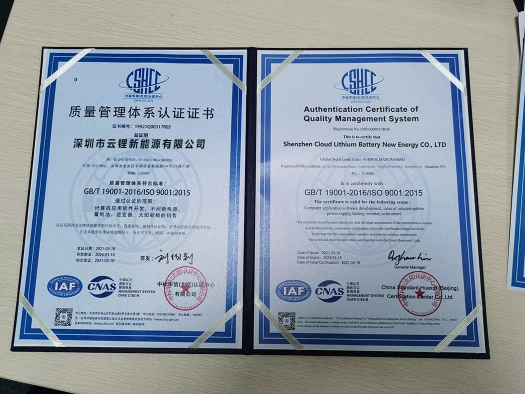 Certification Documents 1